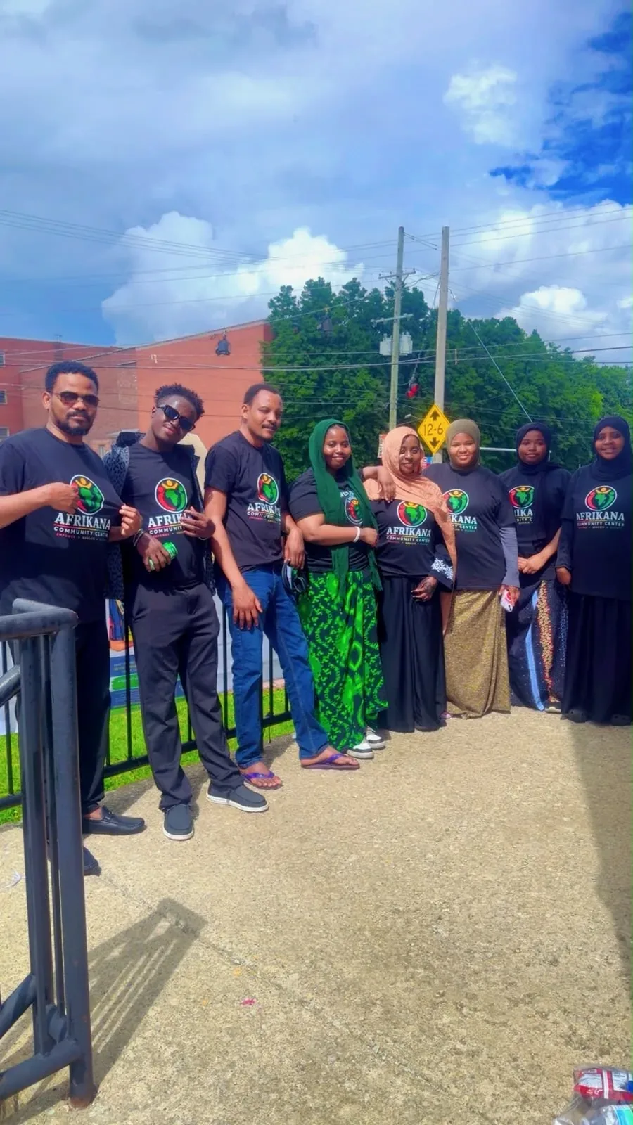 Afrikana Community Center community leadership and volunteers during a 2026 event
