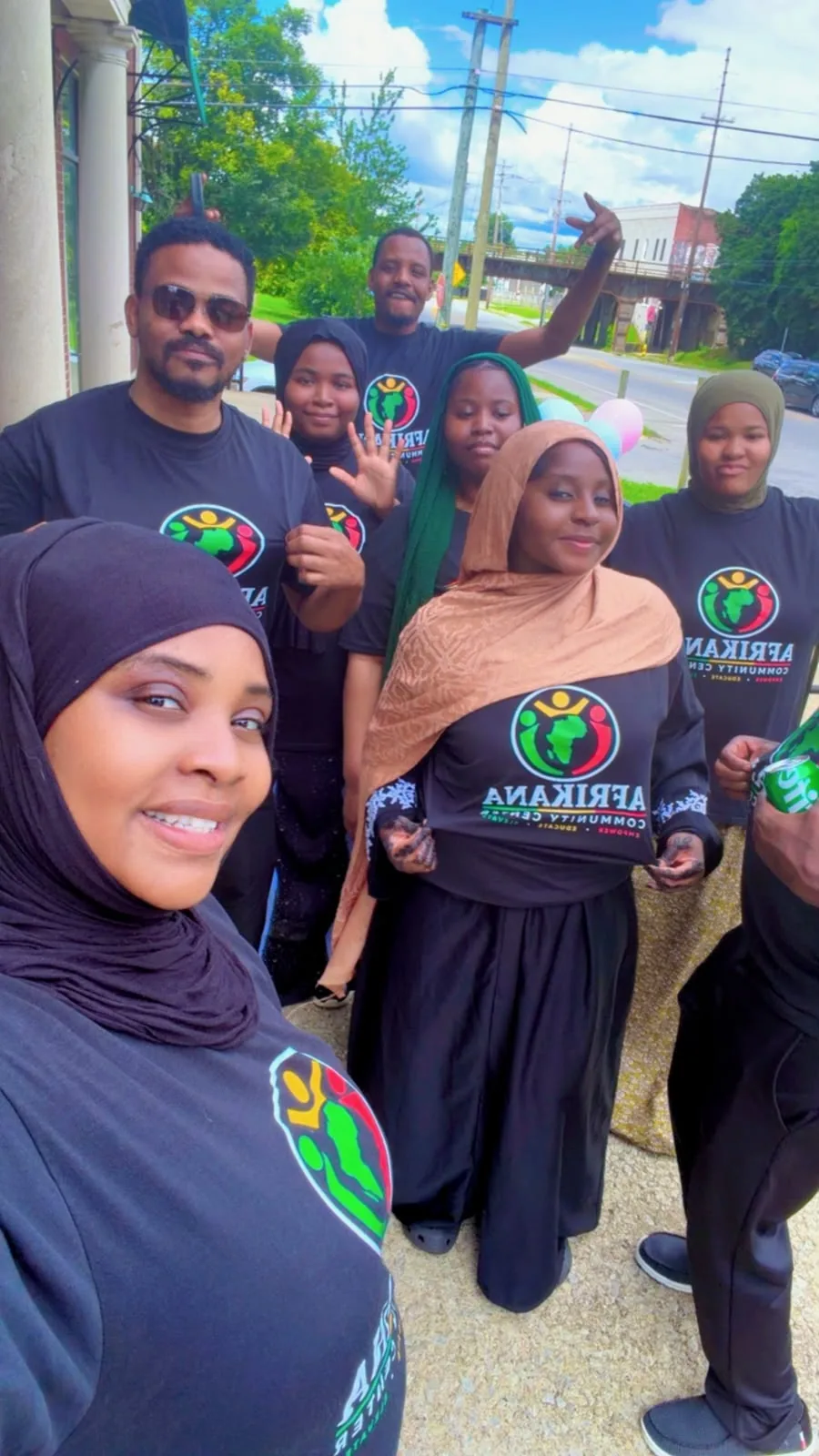 Afrikana Community Center team in Louisville, Kentucky