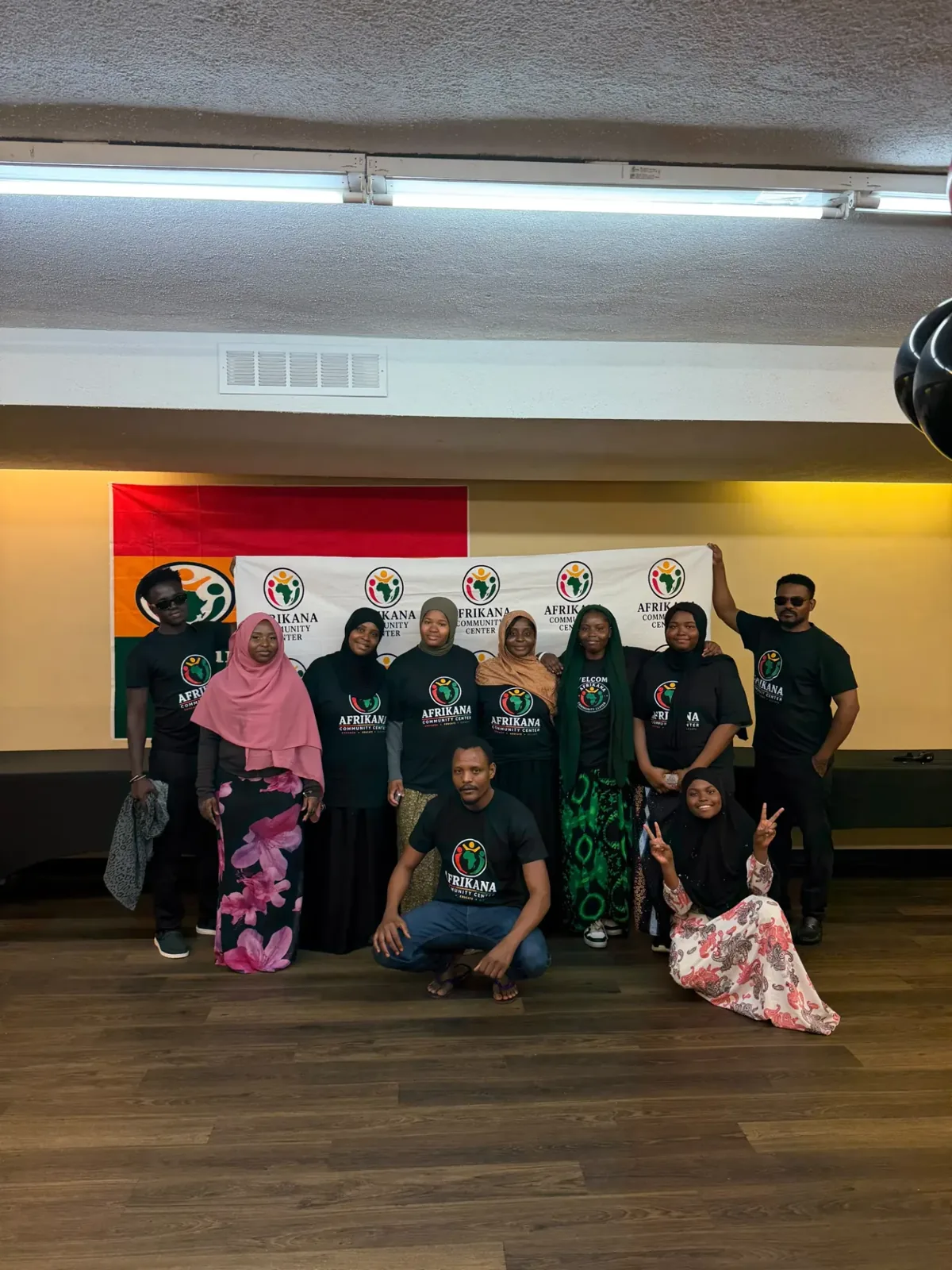 Afrikana Community Center volunteers at the 2026 Back-to-School Giveaway
