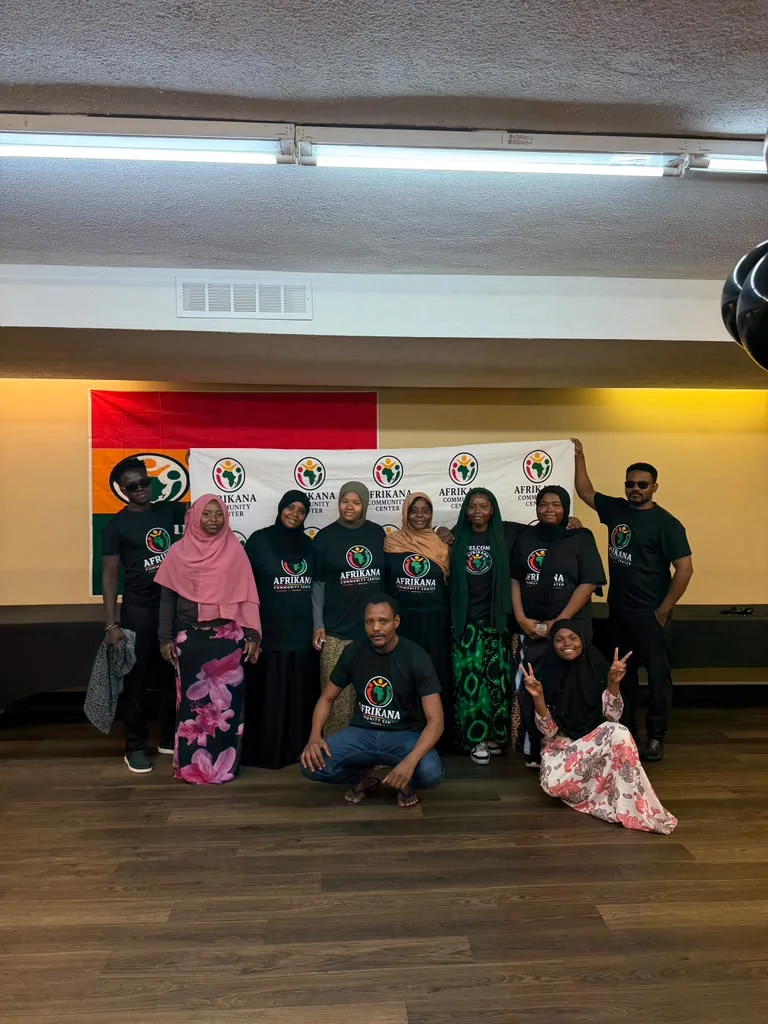 Afrikana Community Center team members together in Louisville